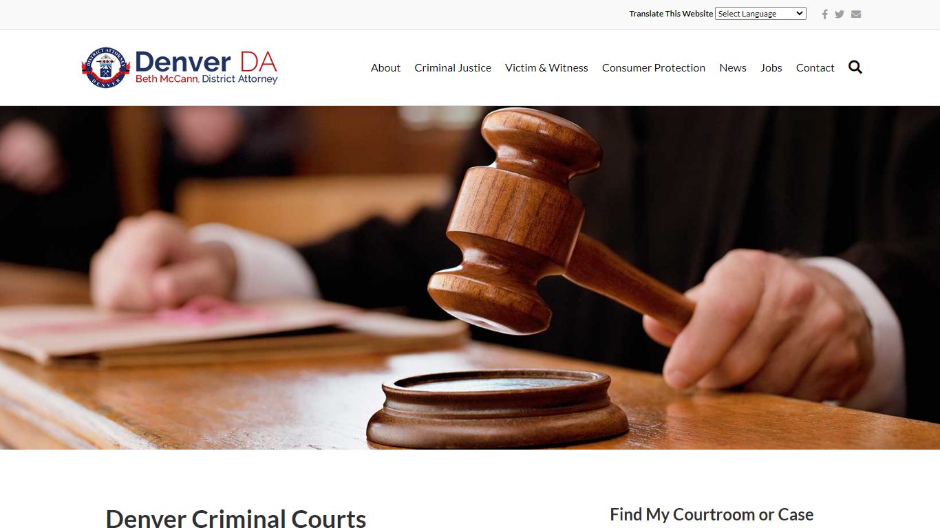 Denver Criminal Courts – Denver DA